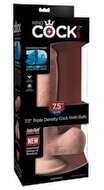 7.5" Triple Density Cock with balls