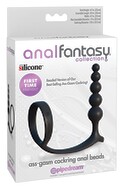 Ass-Gasm Cockring Anal Beads