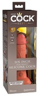 6“ Dual Density Silicone Cock