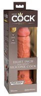 8" Dual Density Silicone Cock