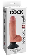 7“ Vibrating Cock with Balls