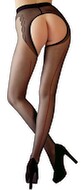 Crotchless Tights, with decorative seam