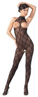 Catsuit busenfrei schwarz S-L