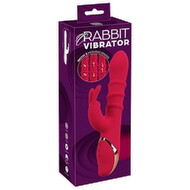 Rabbit Vibrator with 3 Moving Rings