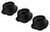 Heads Pack of 3 Black