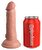 6" Vibrating + Dual Density Silicone Cock