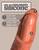 8" Vibrating + Dual Density Silicone Cock