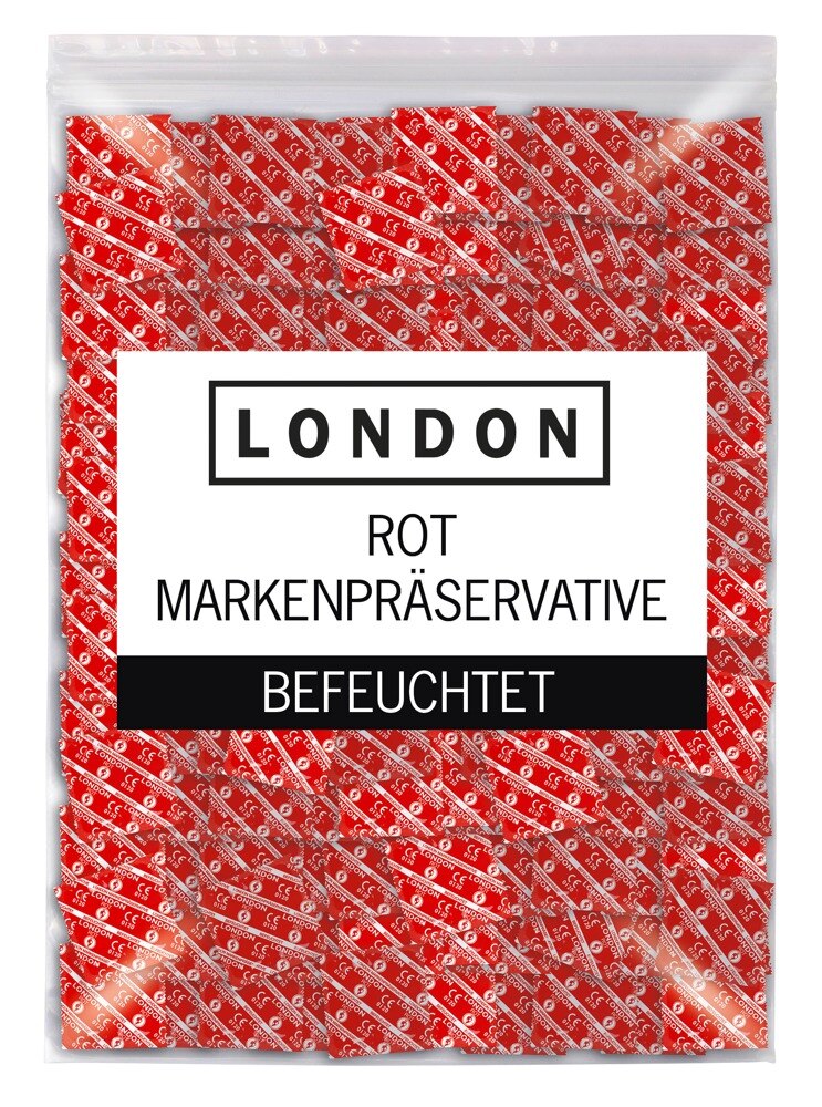 Preservativi Durex London rosso