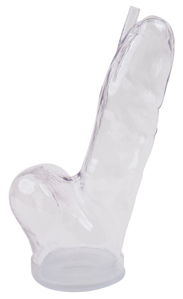 SP008 Realistic Penis Cylinder L crystal clear