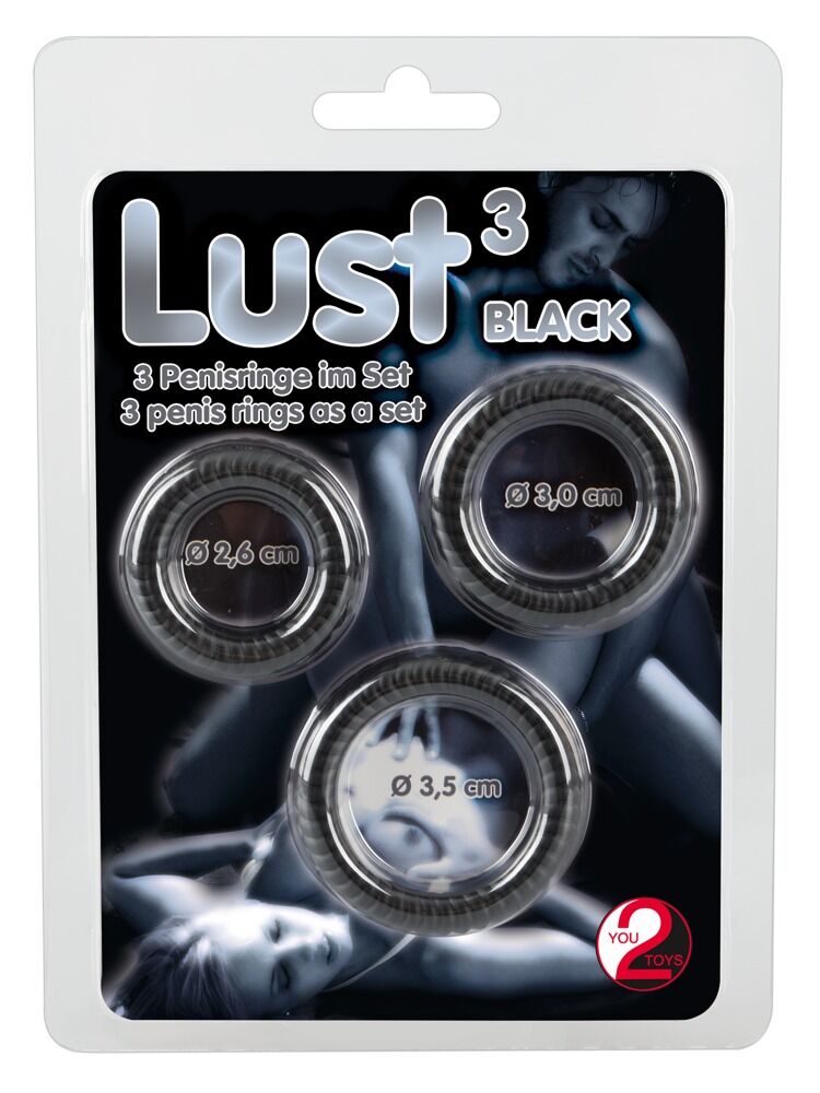 Lust Cock Ring Trio