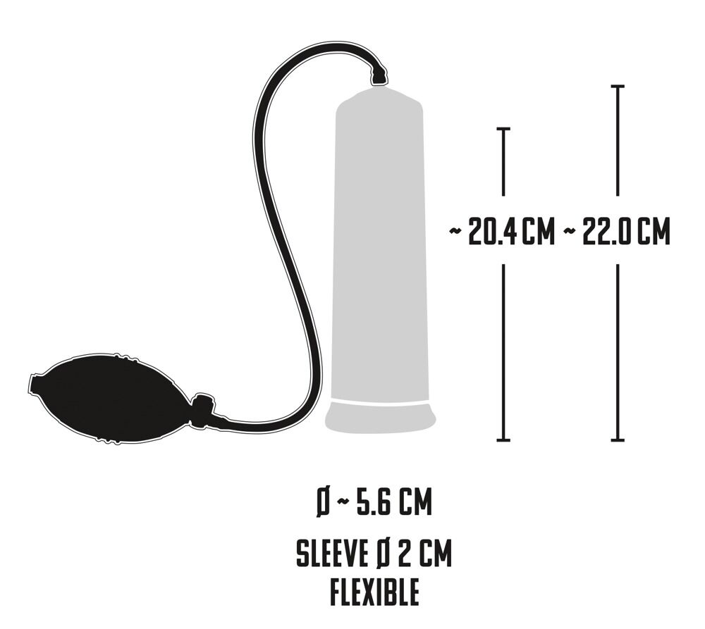 klare Pumpe 21,5 cm