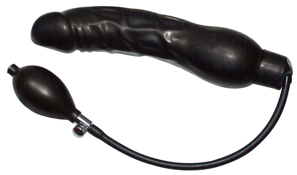 Gode gonflable "Black Latex Balloon"