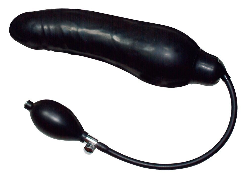 Gode gonflable "Black Latex Balloon"