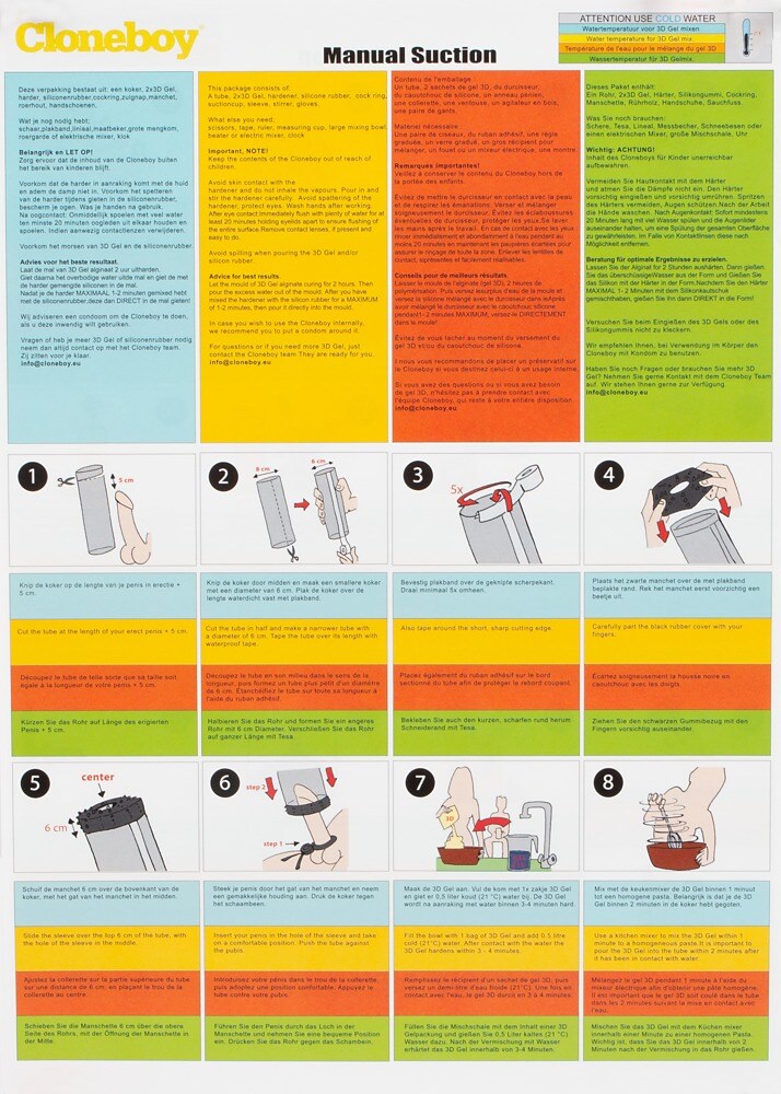 Cloneboy Suction Abdruck-Set