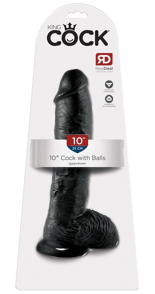 10“ Cock with Balls