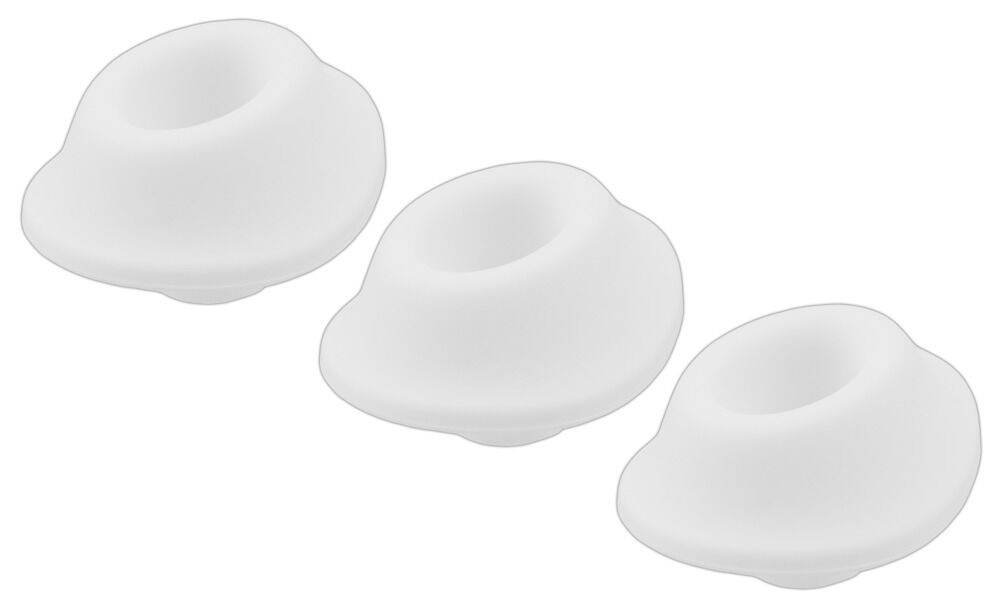 Heads Pack of 3 White