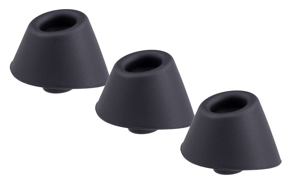 Heads Pack of 3 Black