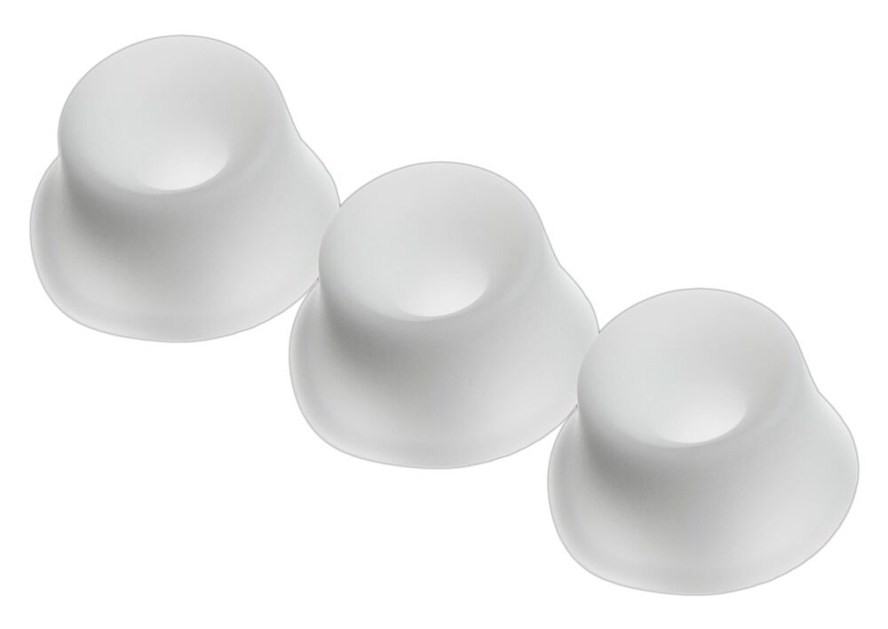 Heads Pack of 3 White