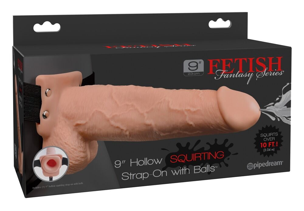 7,6“ Hollow Strap-on Squirting