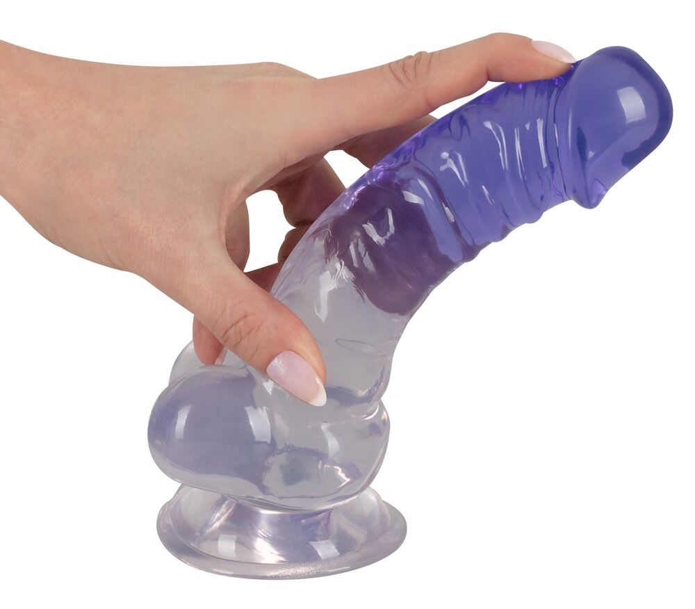 Clear Dildo with Balls