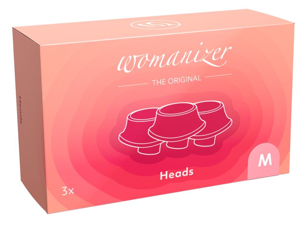 Heads Pack of 3 Pink