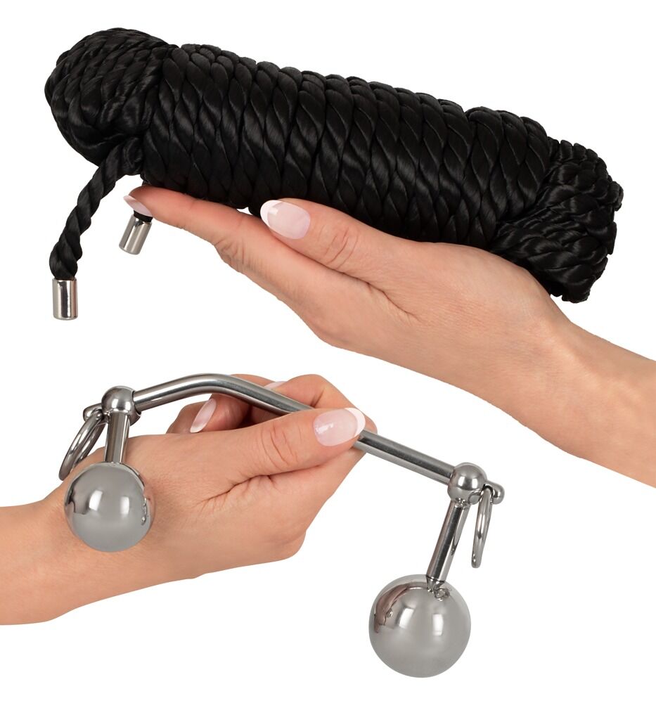 Bondage Plugs with 10 m Rope