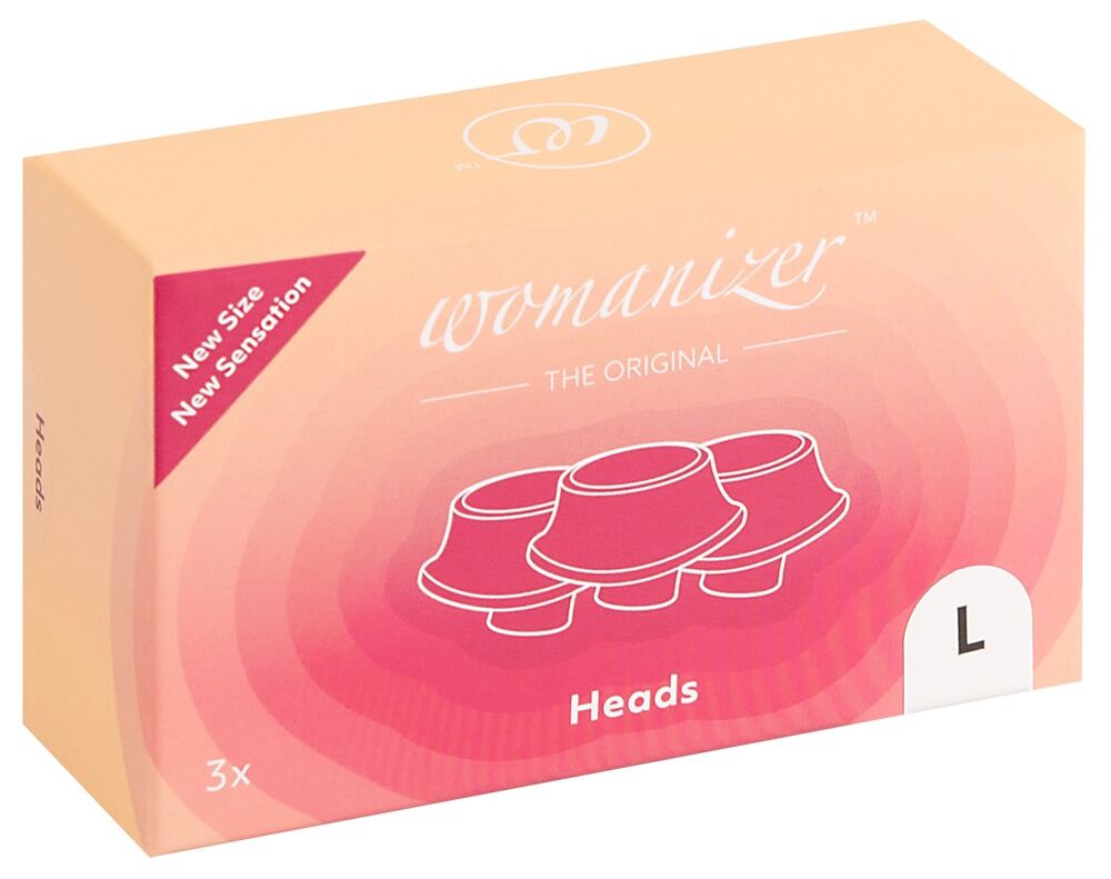 Heads Pack of 3 White