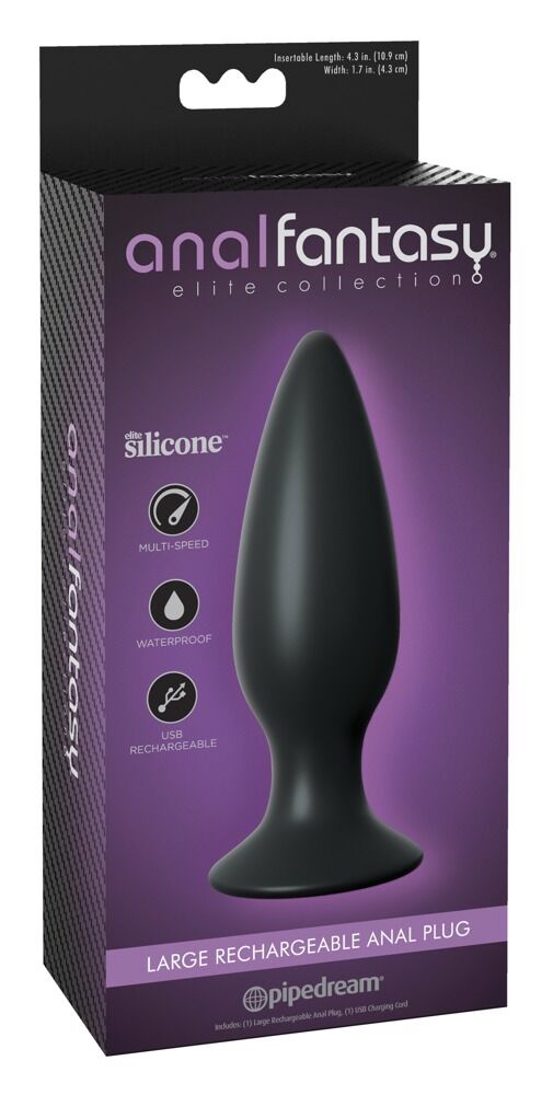 Large Rechargeable Anal Plug