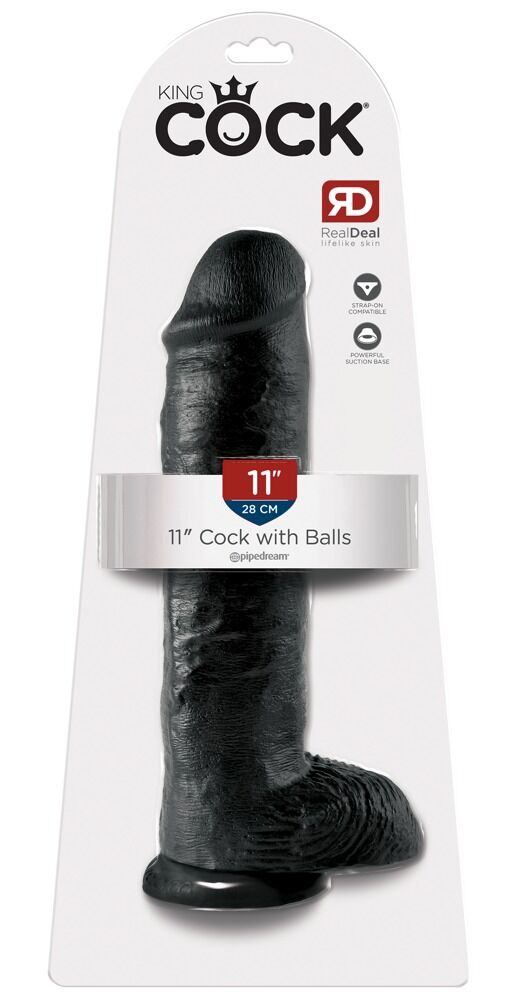 11“ Cock with Balls