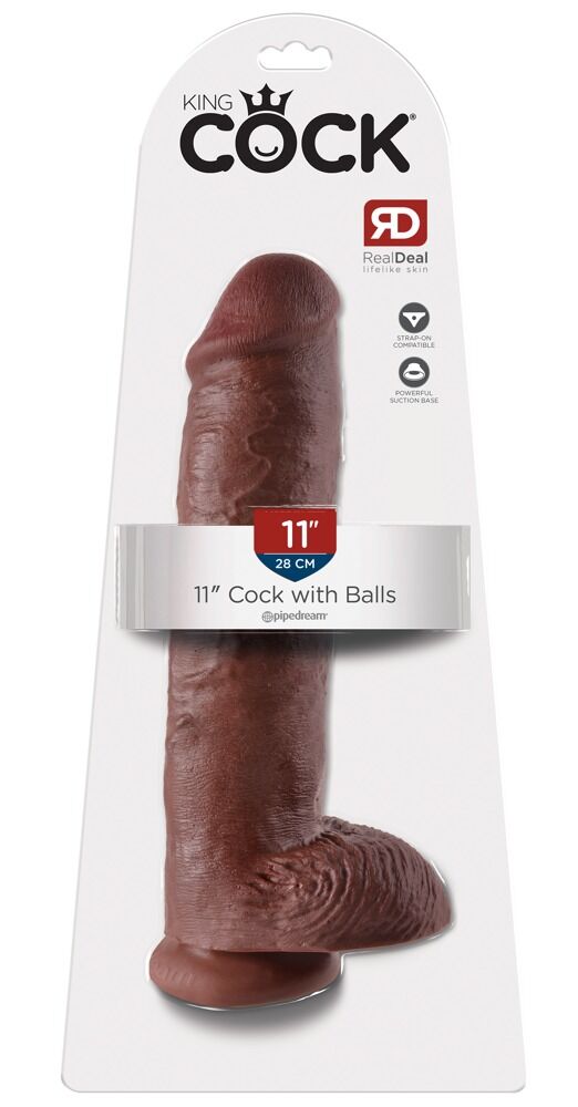 11“ Cock with Balls