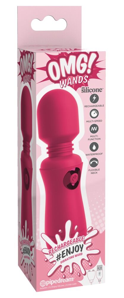 Rechargeable #Enjoy Vibrating Wand