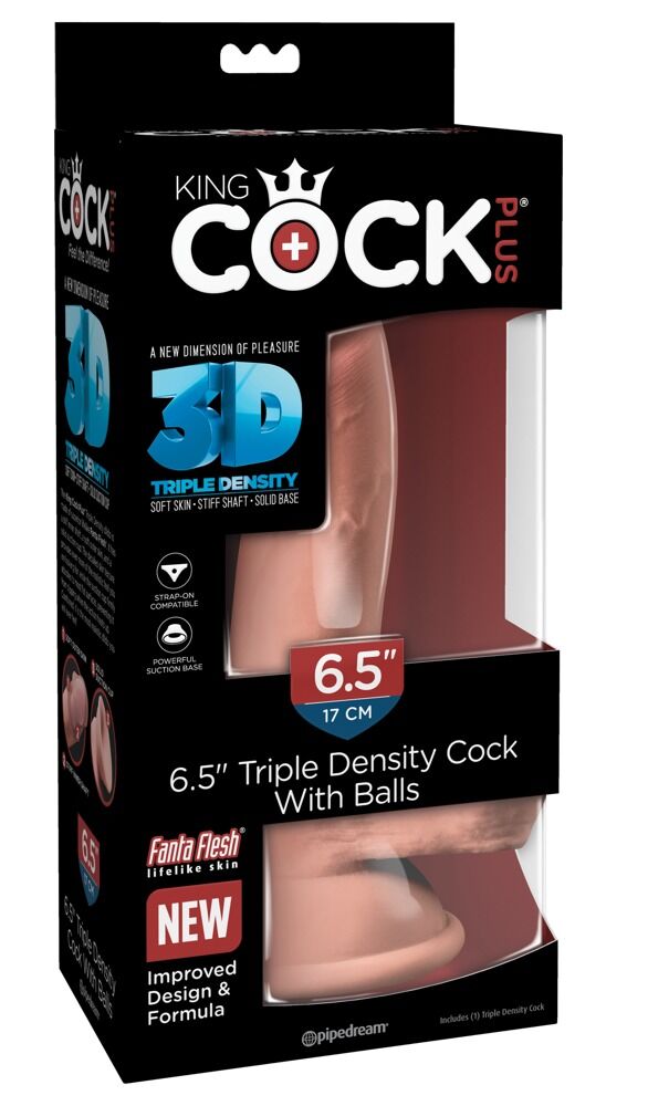 6,5“ Triple Density Cock with Balls