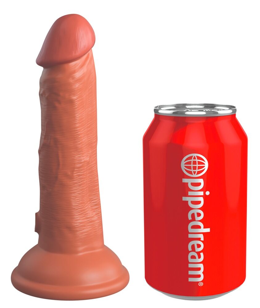 6" Dual Density Silicone Cock