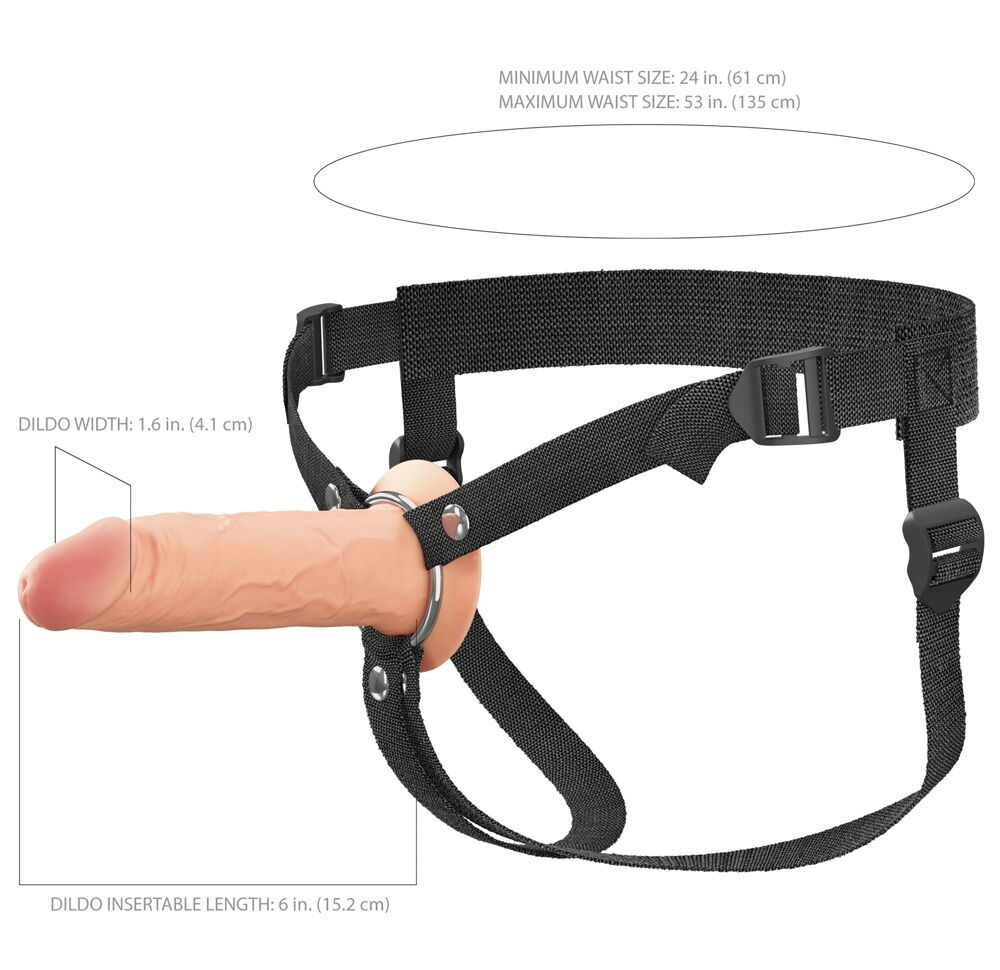 Hollow Silicone Strap-on