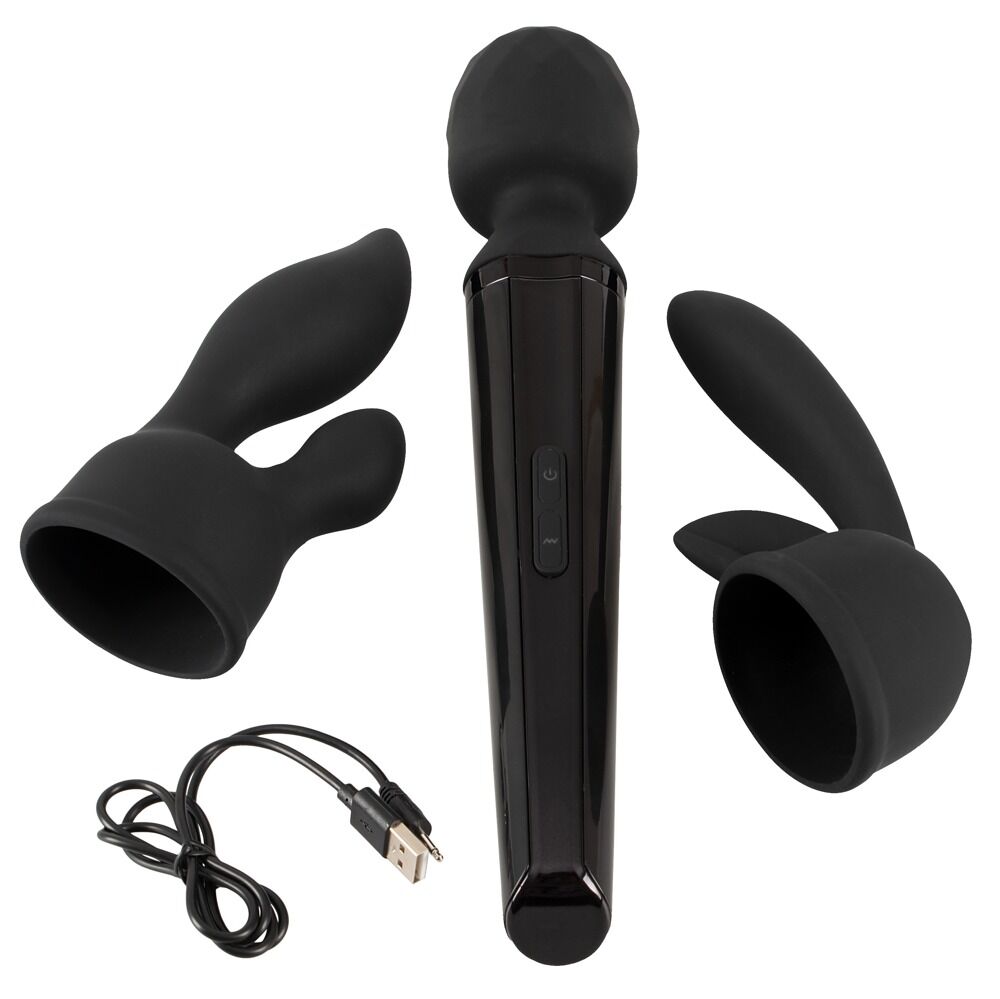 Wand Vibrator mit 2 Aufsätzen