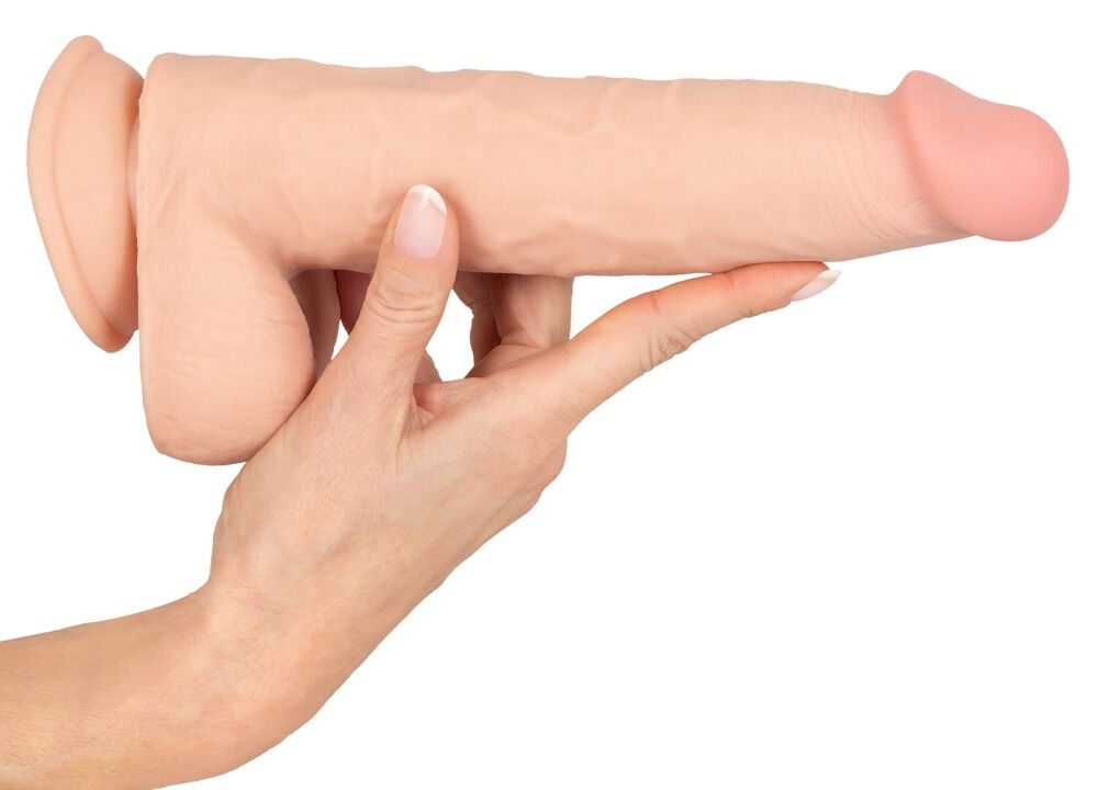 Dildo with moveable Skin