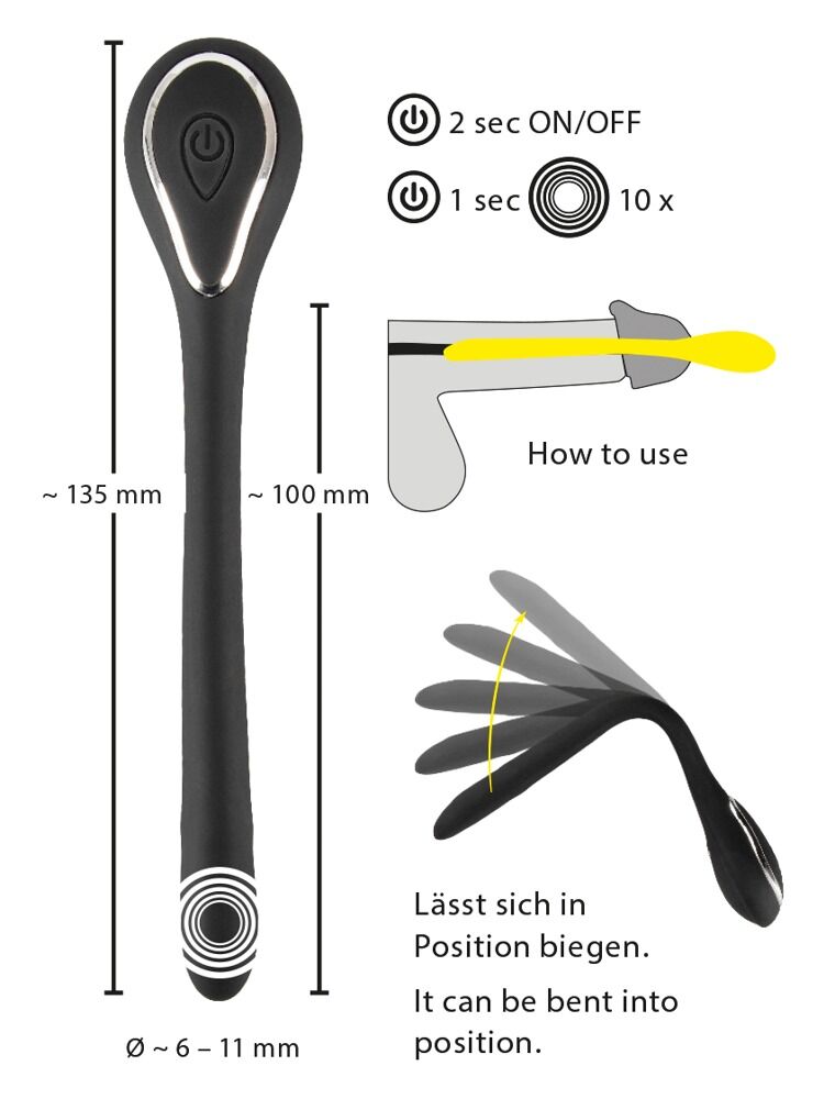 Vibrating Bendable Dilator