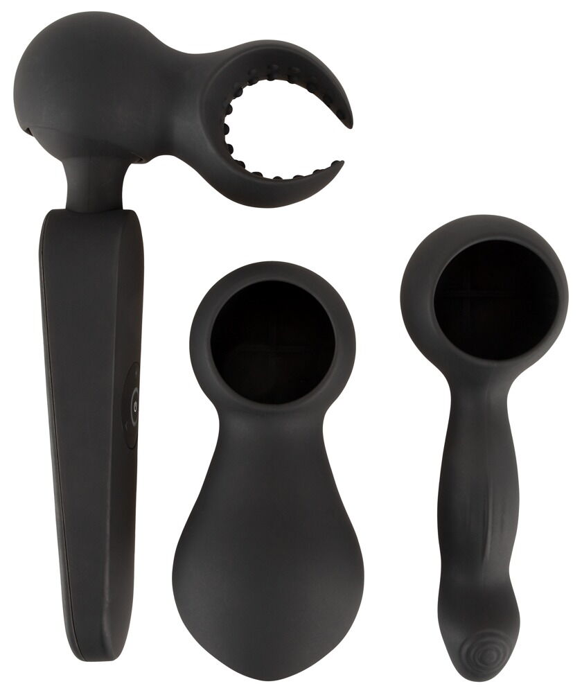 wand vibrator with 3 Attachments