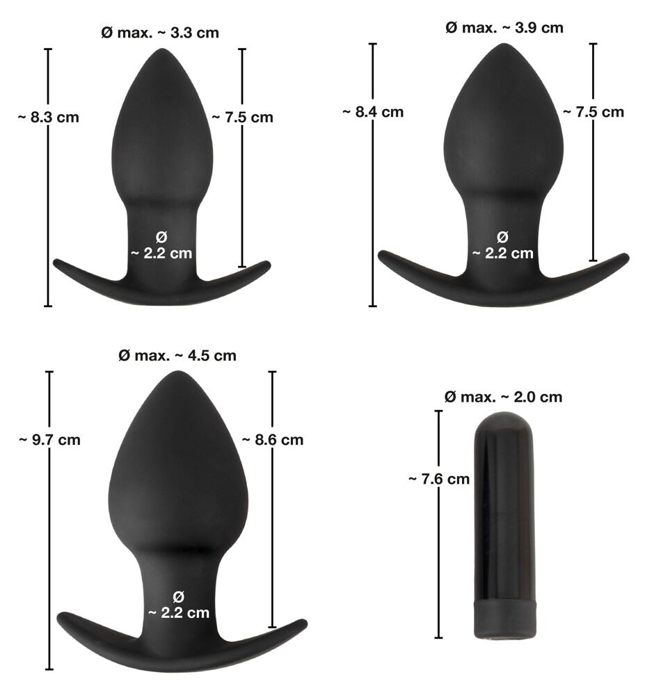 Butt plug set