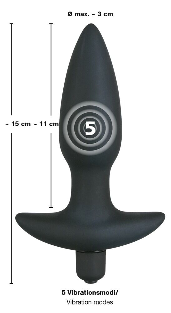 5 Speeds Plug Medium black