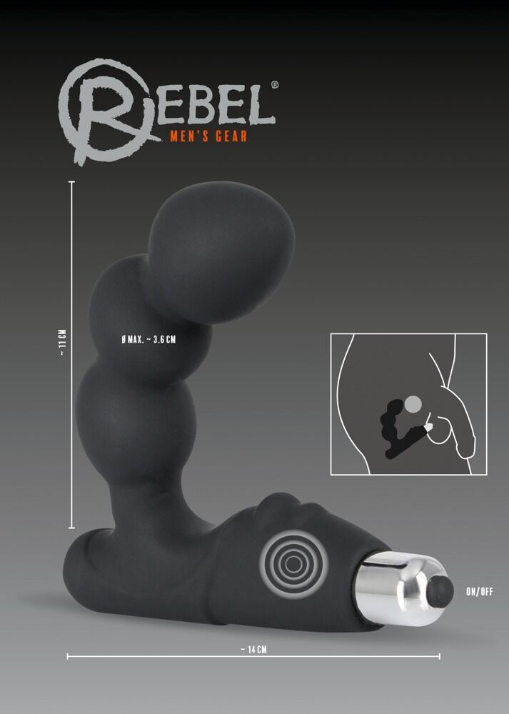 Rebel Bead-shaped Prostate Stimulator