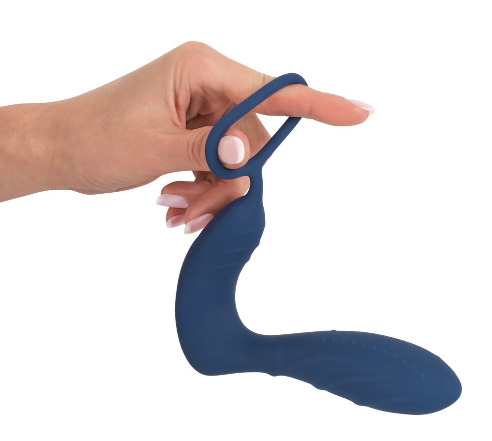 Vibrating Prostate Plug with cockring