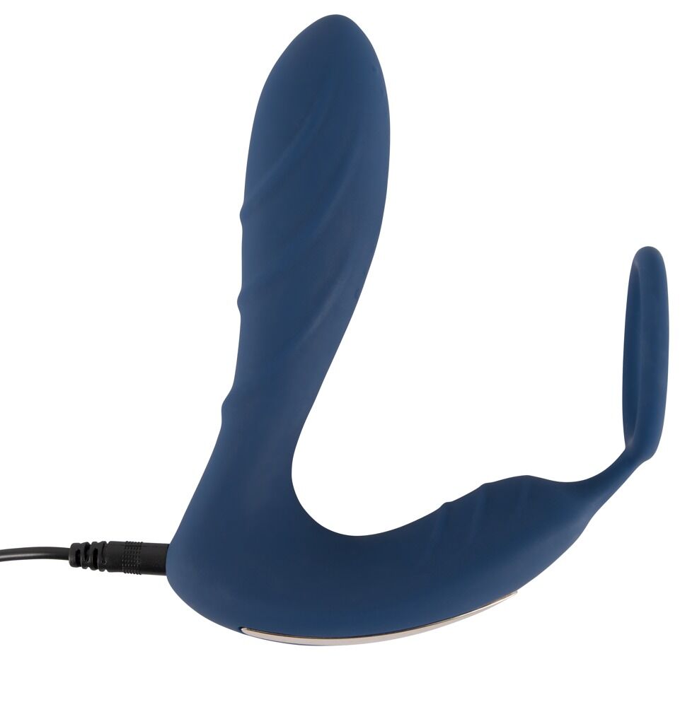 Vibrating Prostate Plug with Cock Ring