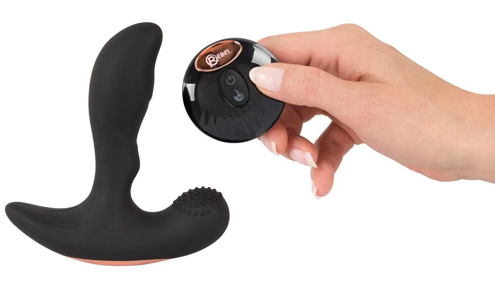 Remote Controlled Prostate Plug with 2 Functions