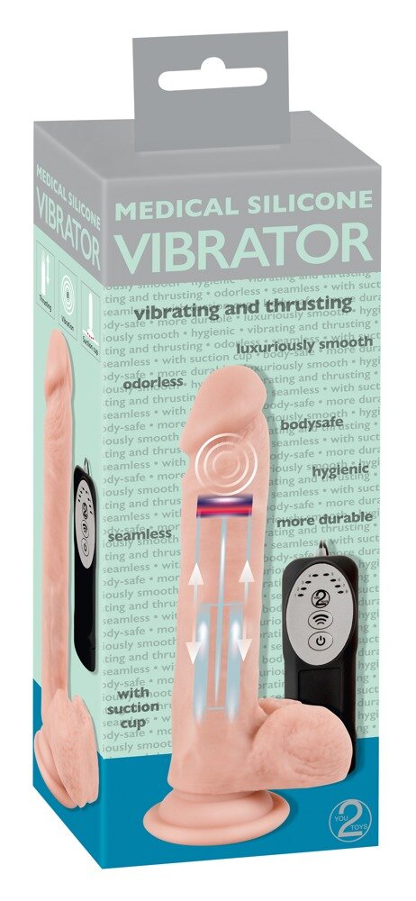 Medical Silicone Thrusting Vibrator