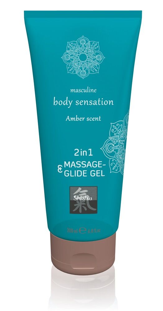 Massage & Glide Gel 2in1 Amber Scent