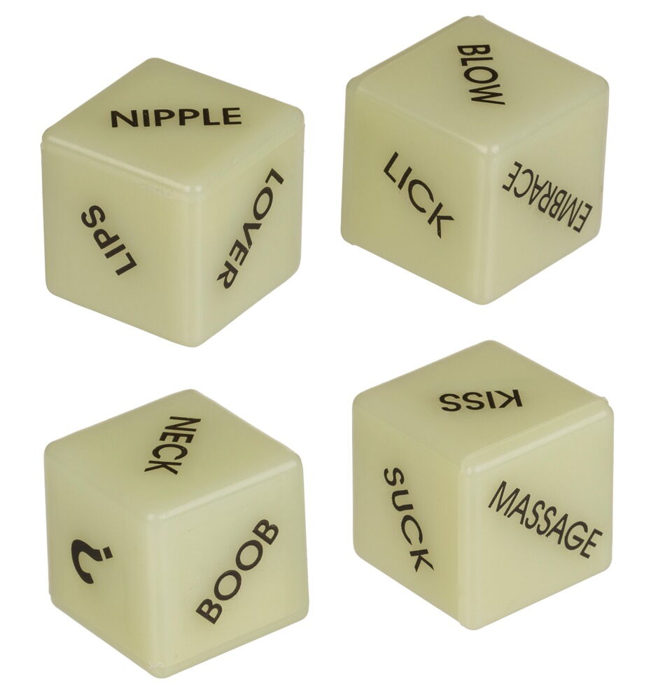 Glow in the Dark Love Dice