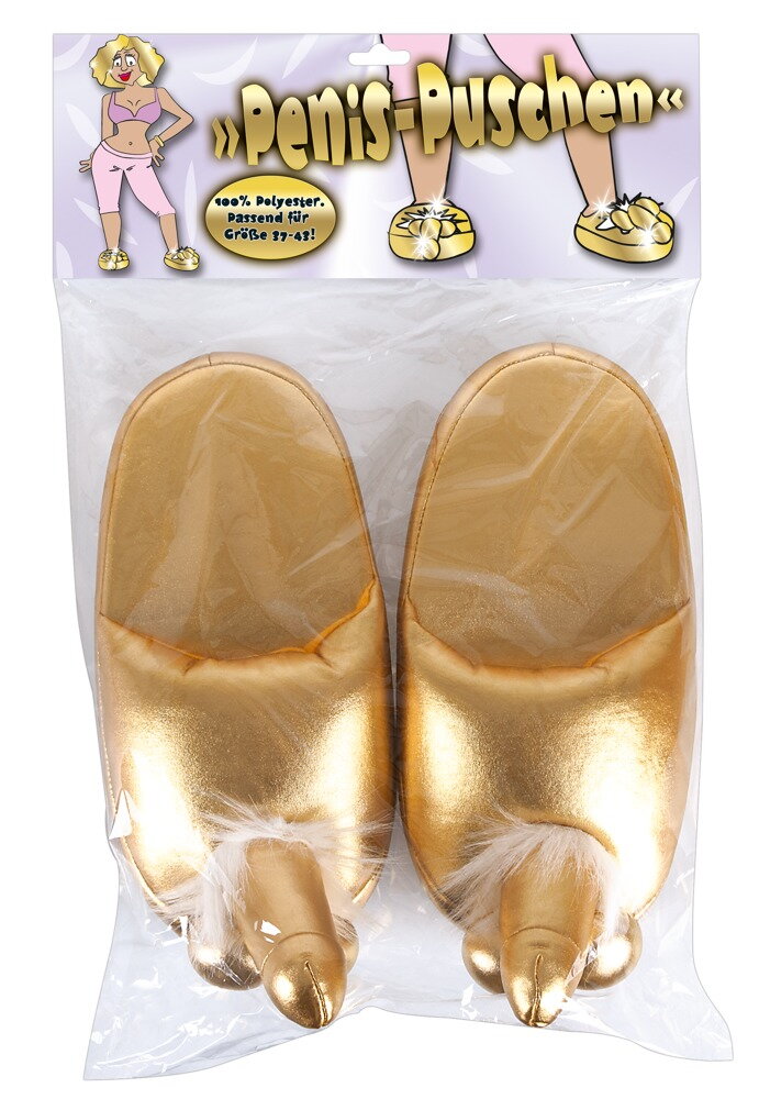 Pantuflas doradas