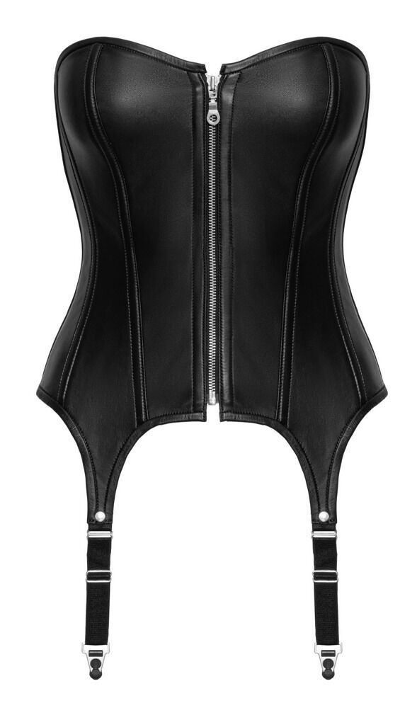 Leather Suspender Corset