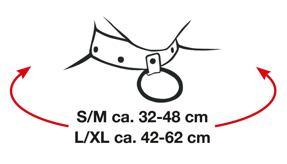 Leder Halsfessel L/XL